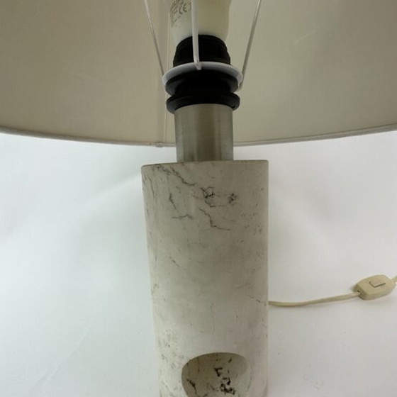 Image 1 of Travertin-Tischlampe mit Mid-Century-Design, 1970er Jahre