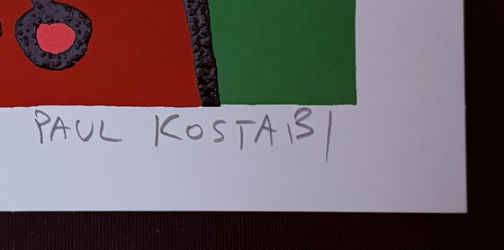 Image 1 of Paul Kostabi: "Fragmente der Zeit, 2022". Handsigniert und nummeriert.