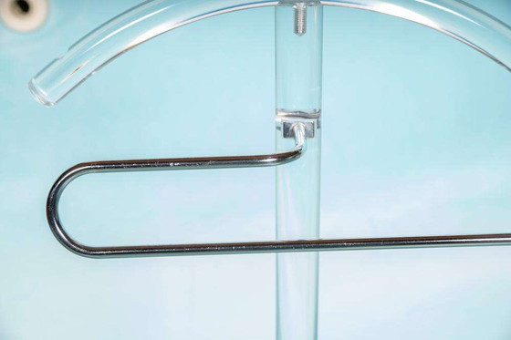 Image 1 of Minimalistischer Dressboy aus Plexiglas, postmoderne Garderobe 80er Jahre