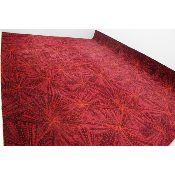 Image 1 of Geometrischer Vintage-Teppich von A. Ambrossová, Tschechoslowakei 1960