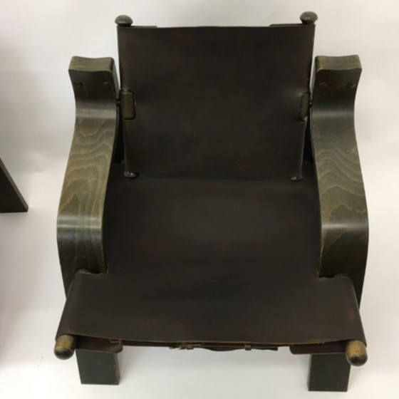 Image 1 of Satz von 2 Safari-Sesseln, 1970er Jahre