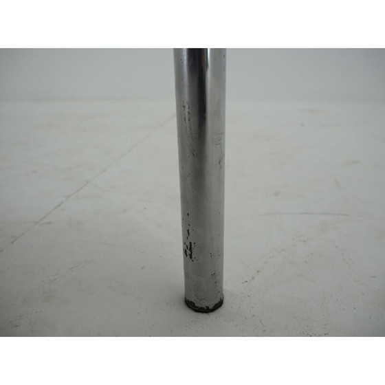 Image 1 of Vintage Chrom Bauhaus Tisch Funktionalismus, Tschechoslowakei 1920er Jahre