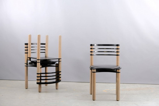 Image 1 of Esszimmerstühle von Kurt Thut für Dietiker, 1980er, 6er Set