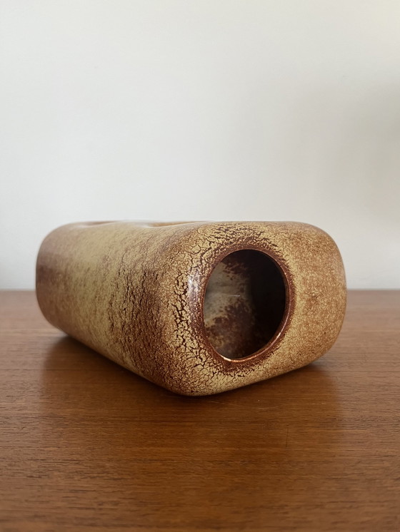 Image 1 of 2x Roberto Rigon Vase Bertoncello Ceramiche d'arte 1960s