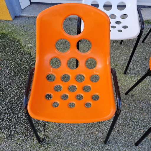 4 Sicopal Stühle 80er Jahre