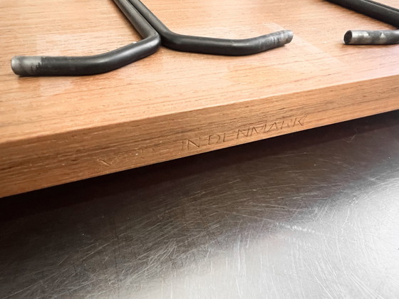 Image 1 of 1/6 Poul Cadovius Zubehör Regalboden Shelf Unit Cado Teak + 2 Metallhalterungen