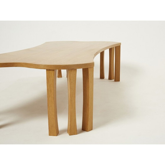 Image 1 of Vintage Couchtisch aus Eichenholz von Vincent Poujardieu, 1992