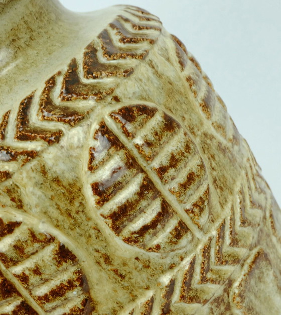 Image 1 of 1960er Jahre Bay Keramik Bodenvase 72 40 Vase mit Reliefmuster