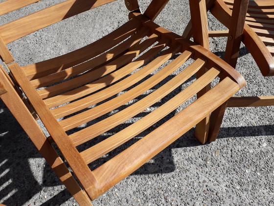 Image 1 of 4x Friendly Teak Klappstuhl