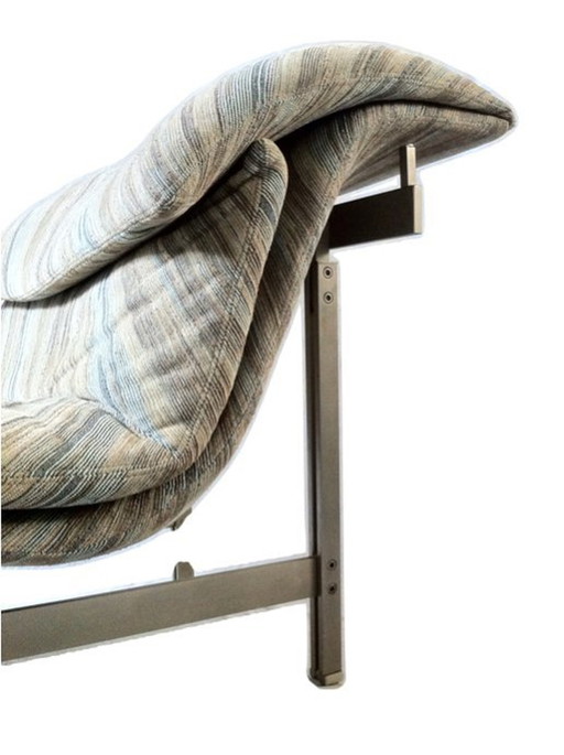 Wellensofa und 2 Lounge-Sessel von Giovanni Offredi für Saporiti Italia, 1974