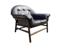 Set von zwei High End Italienisch 60S Couch und Stuhl - Sofa (2) - Leder, Set von passenden Sofa mit Sessel