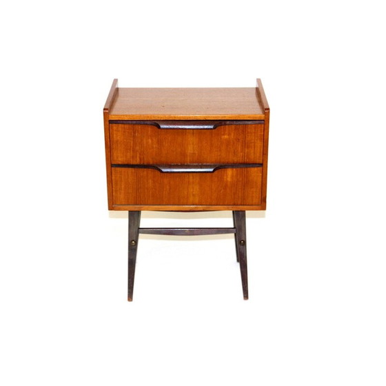 Image 1 of Vintage Nachttisch aus Teakholz, Schweden 1950