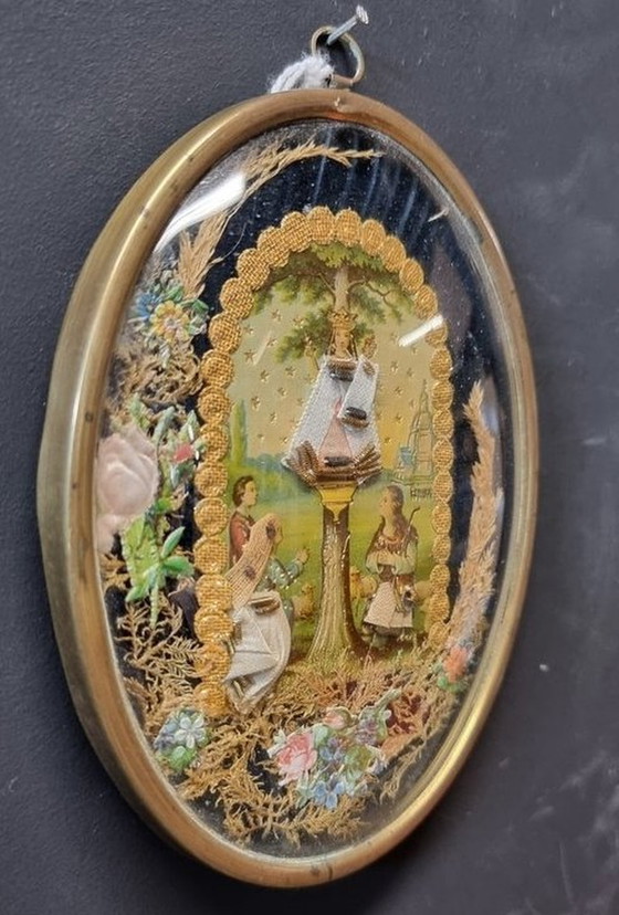 Image 1 of 1161 Sweet Small Ball Frame mit religiösem Bild