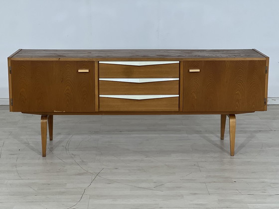 Image 1 of 60er jahre hellerau anrichte sideboard kommode schrank vintage serie 427/k