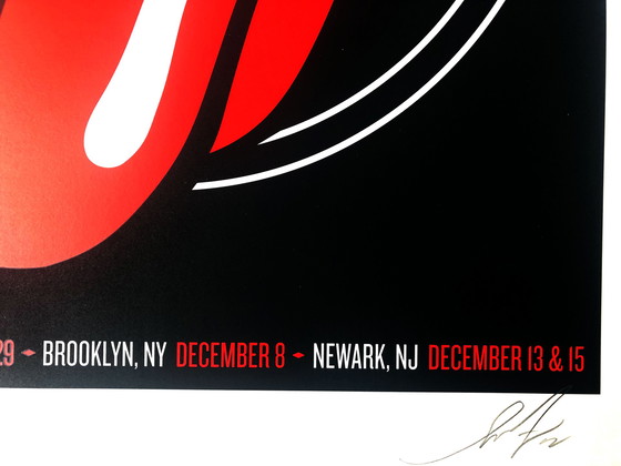 Image 1 of Rolling Stones 50 Jahre - Shepard Fairey OBEY original Siebdruck