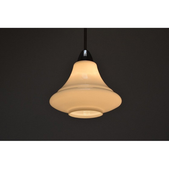 Image 1 of Vintage Glas-Pendelleuchte, Tschechoslowakei 1970