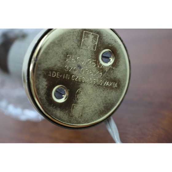 Image 1 of Kleine Tischlampe von Kamenicky Senov aus Glas und Messing 1970er Jahre