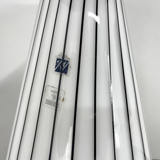 Italienische Tischlampe aus Pilzglas Vetri Murano von Zonca, 1980er Jahre