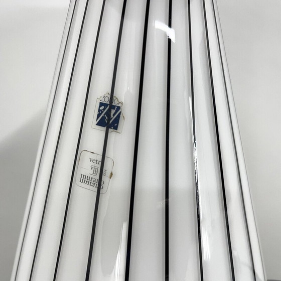 Image 1 of Italienische Tischlampe aus Pilzglas Vetri Murano von Zonca, 1980er Jahre