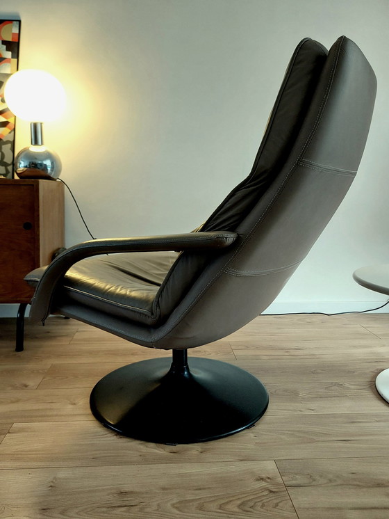 Image 1 of Lounge Sessel Leder 60er Jahre