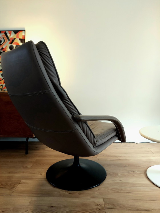 Image 1 of Lounge Sessel Leder 60er Jahre