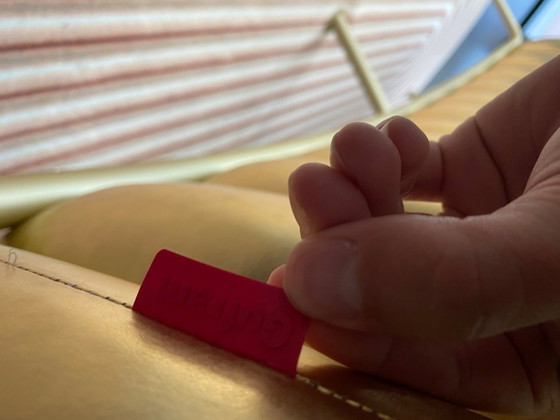 Image 1 of Atelier Biagetti & Laura Baldassari Gufram Gold konvexes Disco-Sofa