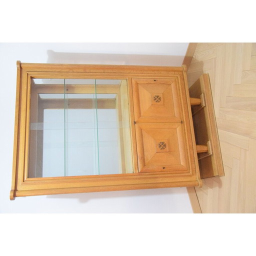 Vintage Bücherregal und leichte Eiche von Gaston Poisson, 1930