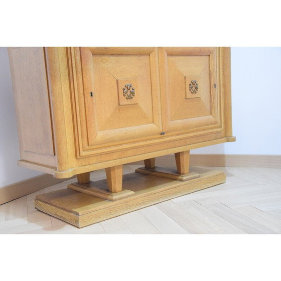 Image 1 of Vintage Bücherregal und leichte Eiche von Gaston Poisson, 1930