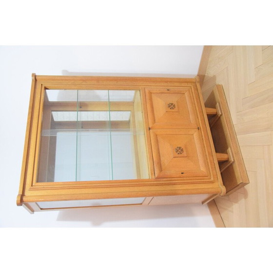 Image 1 of Vintage Bücherregal und leichte Eiche von Gaston Poisson, 1930