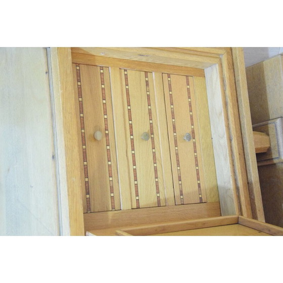 Image 1 of Vintage Bücherregal und leichte Eiche von Gaston Poisson, 1930