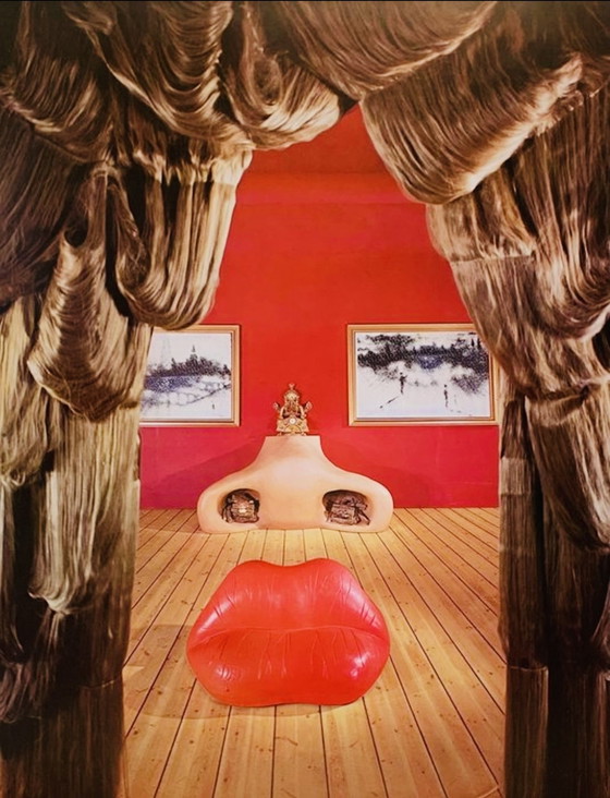 Image 1 of Salvador Dalí: "Vorderansicht eines anamorphen Riesen"