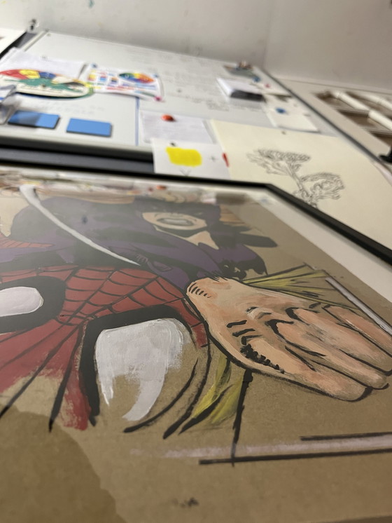 Image 1 of Ursula Aubri – Spiderman wird von Wraith getroffen