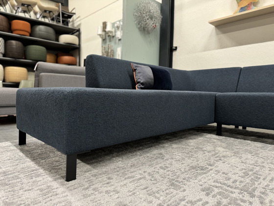 Image 1 of Gelderland 6511 Ecksofa Blau Stoff 293X240