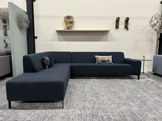 Image 1 of Gelderland 6511 Ecksofa Blau Stoff 293X240