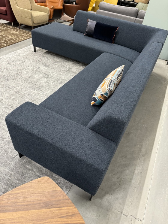 Image 1 of Gelderland 6511 Ecksofa Blau Stoff 293X240