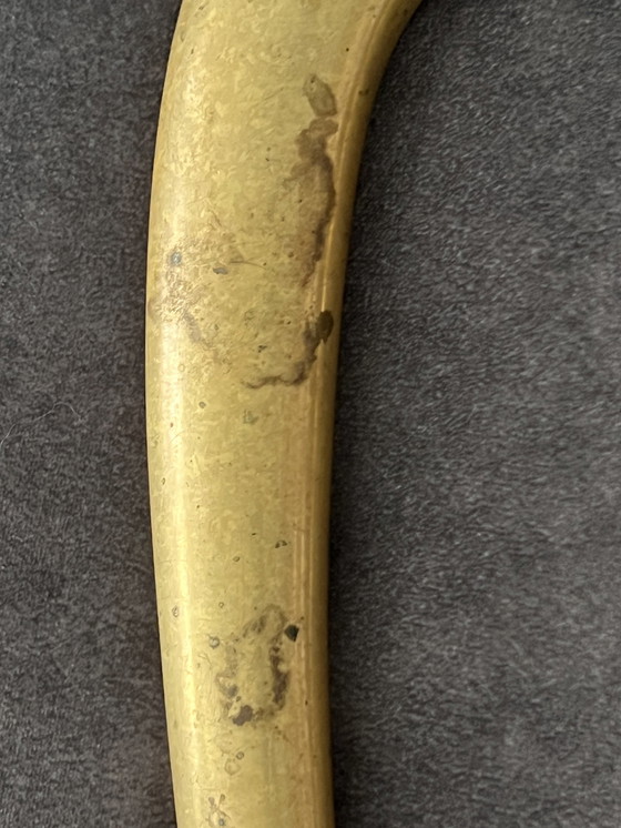 Image 1 of Modernist Bronze Handle , Vintage , Jugendstil . Großes Format .