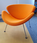 Artifort Orangenscheibe, Chromsockel