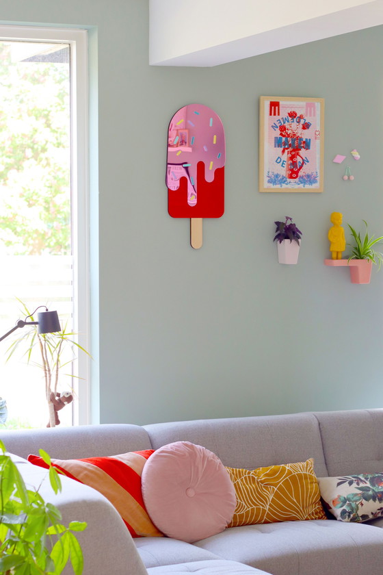 Image 1 of Eistüte rosa verspiegeln