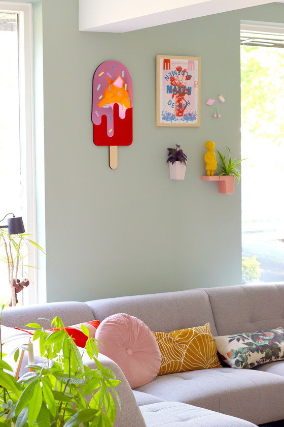 Image 1 of Eistüte rosa verspiegeln