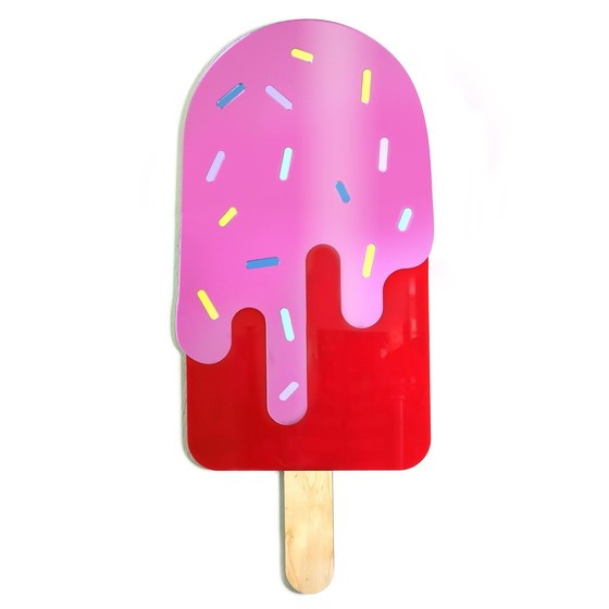 Image 1 of Eistüte rosa verspiegeln