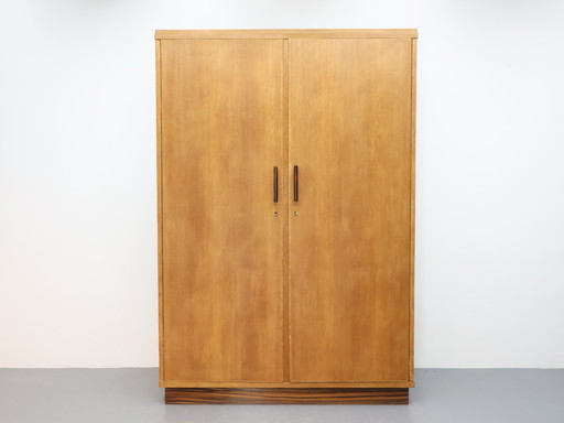 Vintage Kleiderschrank 2-türig Eiche Palisander