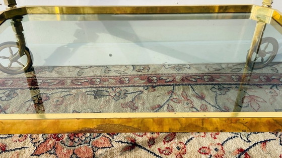 Image 1 of 70S Servierwagen * Vintage Hollywood Regency * Rolltisch