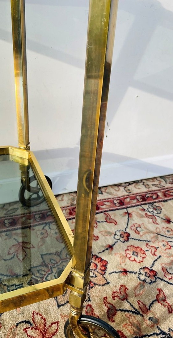 Image 1 of 70S Servierwagen * Vintage Hollywood Regency * Rolltisch