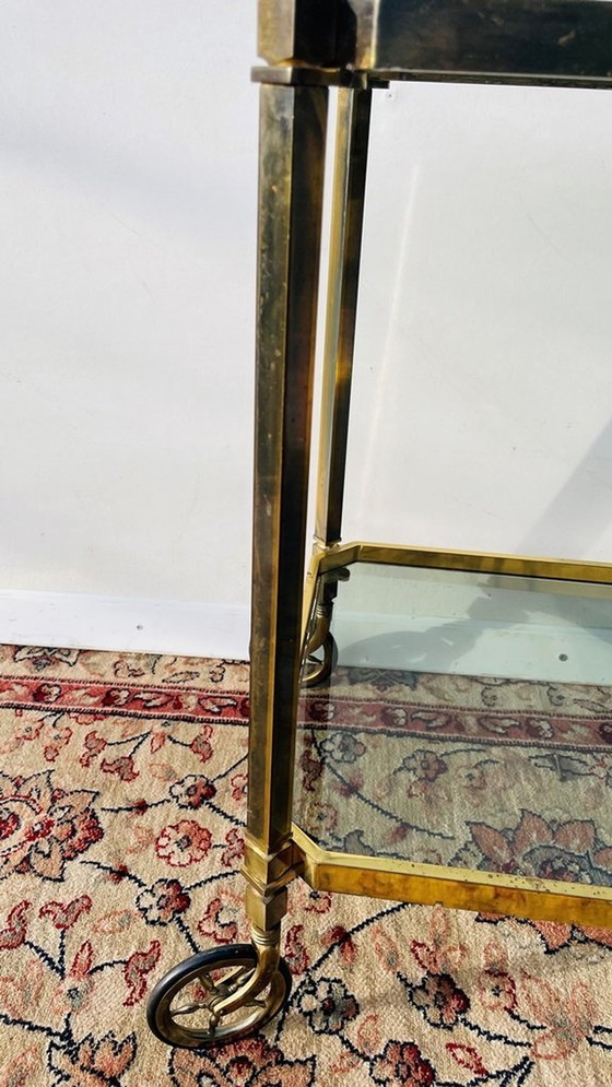 Image 1 of 70S Servierwagen * Vintage Hollywood Regency * Rolltisch