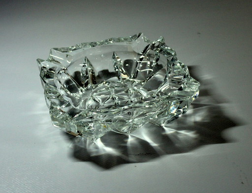 Hochwertiger Eleganter Bleikristall-Aschenbecher - Vintage