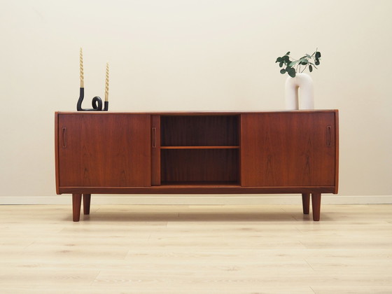 Image 1 of Anrichte aus Teakholz, Dänisches Design, 1970er Jahre, Produktion: Dänemark