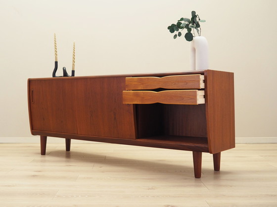 Image 1 of Anrichte aus Teakholz, Dänisches Design, 1970er Jahre, Produktion: Dänemark