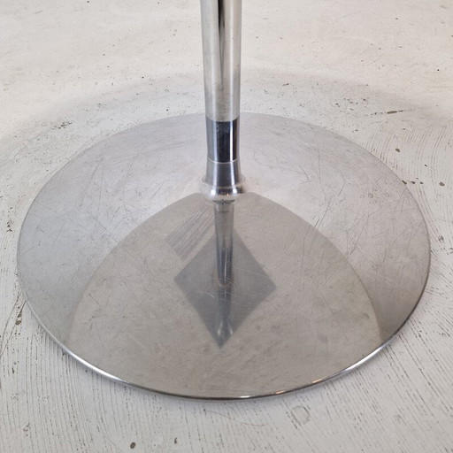 Vintage Couchtisch "Circle" aus Holz und Metall von Pierre Paulin für Artifort, 1960