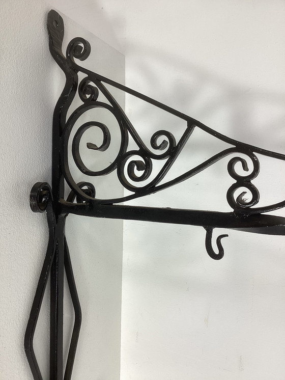 Image 1 of Jugendstil Schildhalter Metall Jugendstil