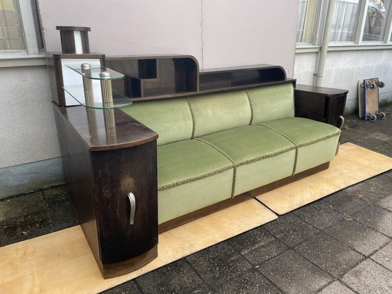 Image 1 of Art Deco Gemütliches Ecksofa